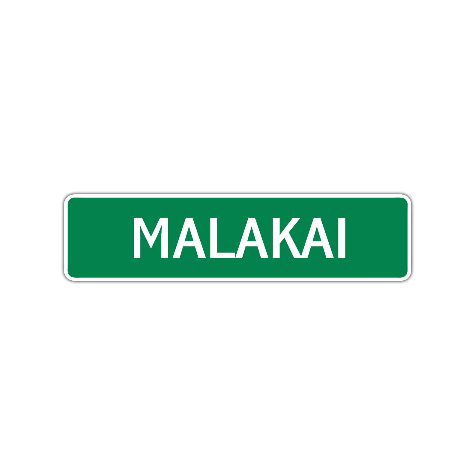Malakai Street Sign Children Name Room Plate