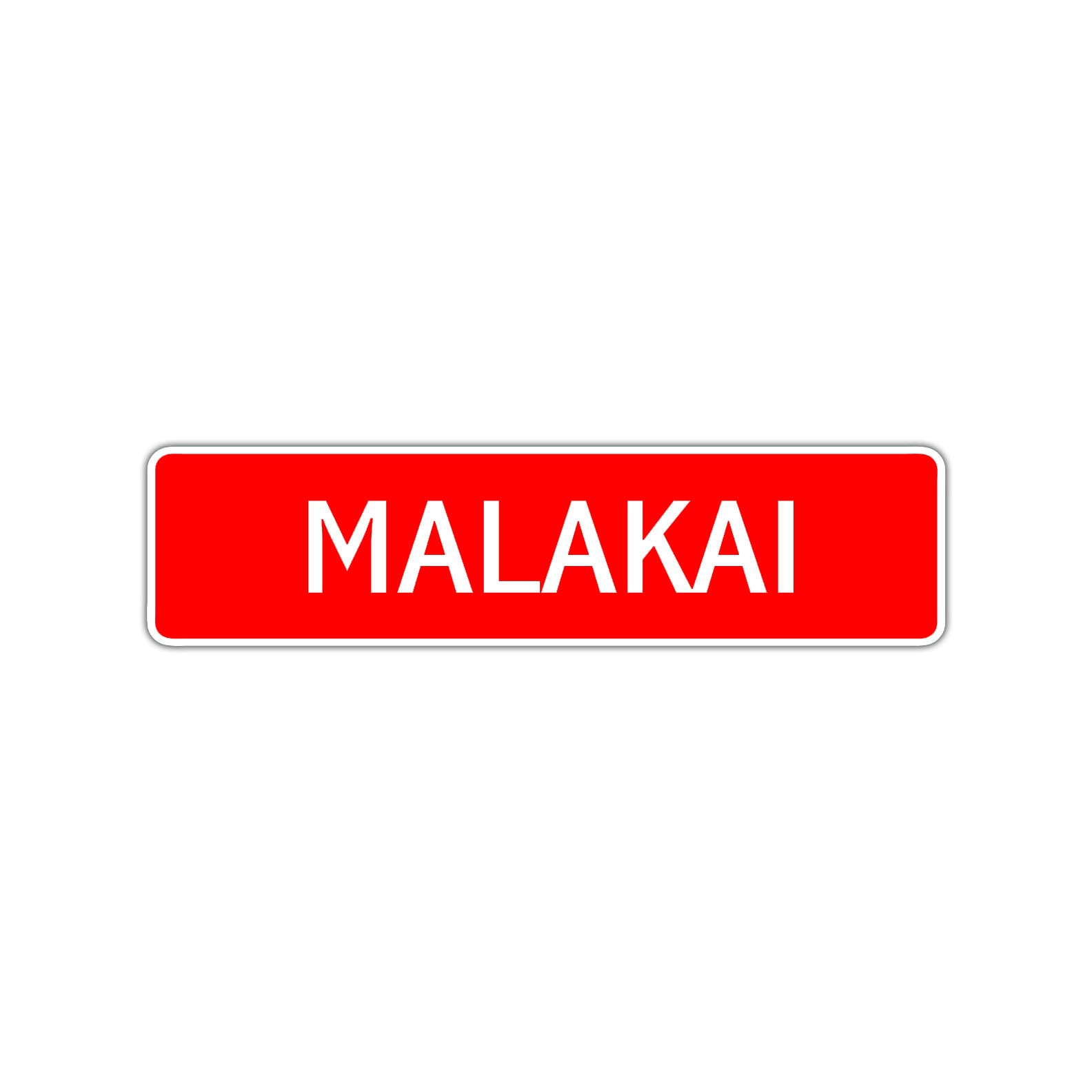 Malakai Street Sign Children Name Room Plate