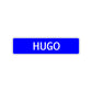 Hugo Street Sign Children Name Room Plate