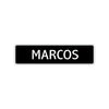 Marcos Street Sign Children Name Room Plate