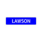 Lawson Street Sign Children Name Room Plate