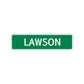 Lawson Street Sign Children Name Room Plate
