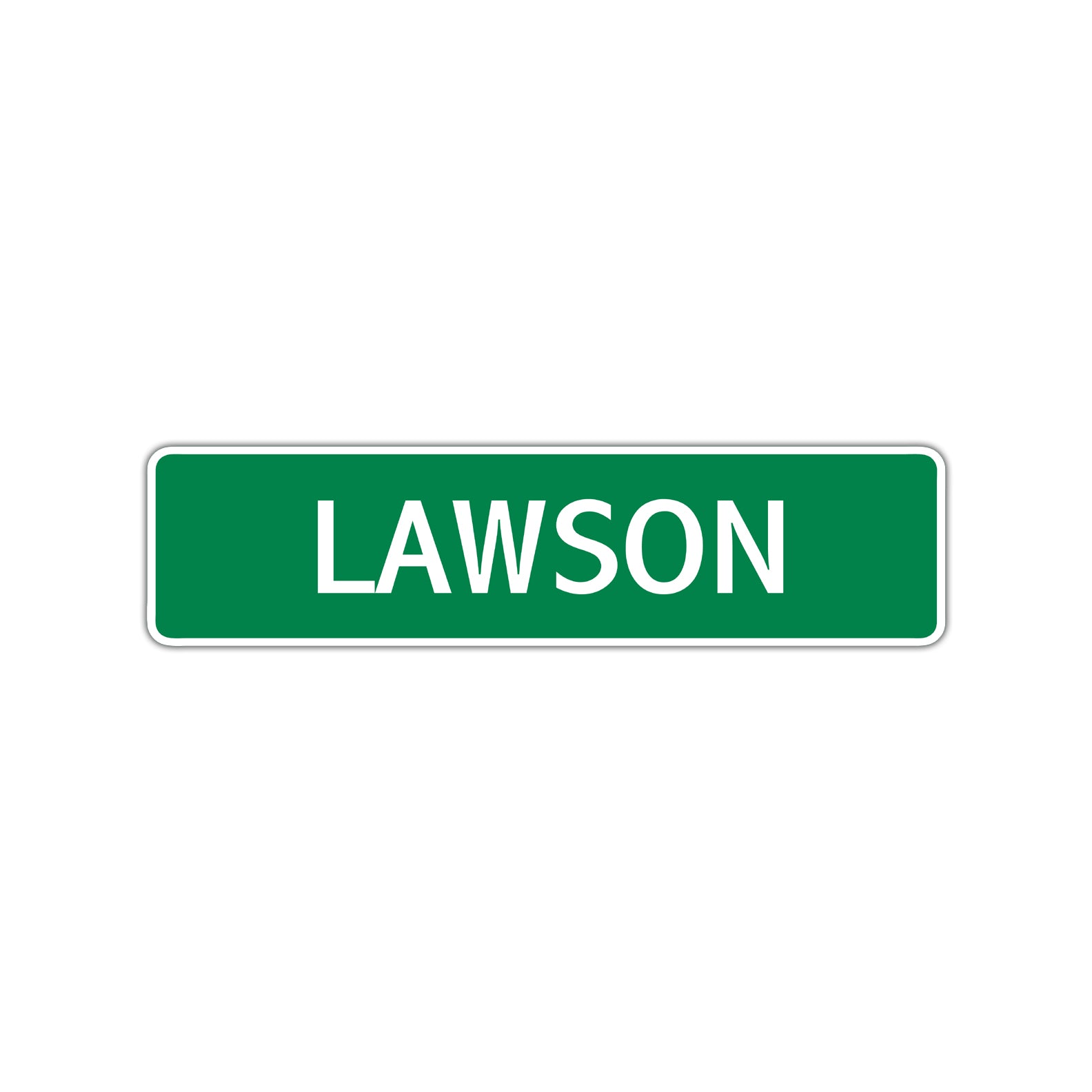 Lawson Street Sign Children Name Room Plate