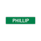 Phillip Street Sign Children Name Room Plate