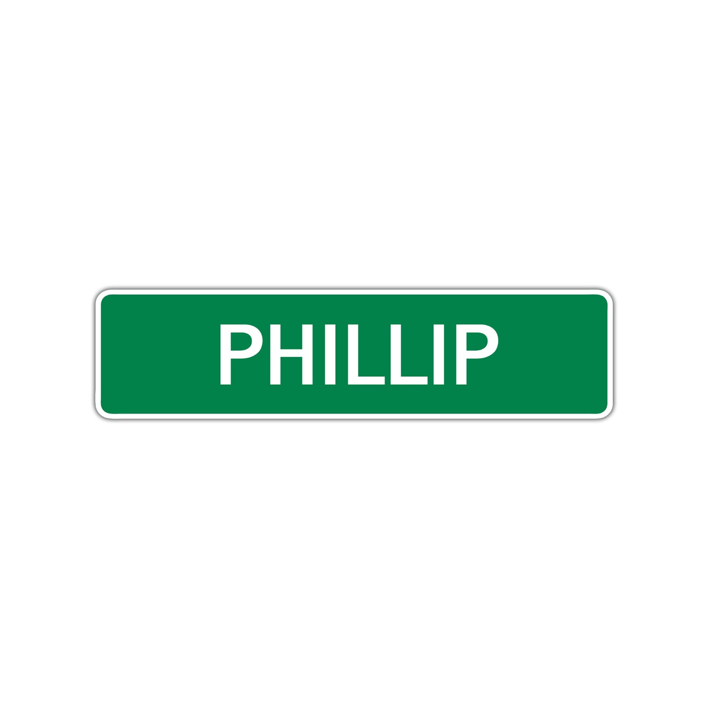 Phillip Street Sign Children Name Room Plate