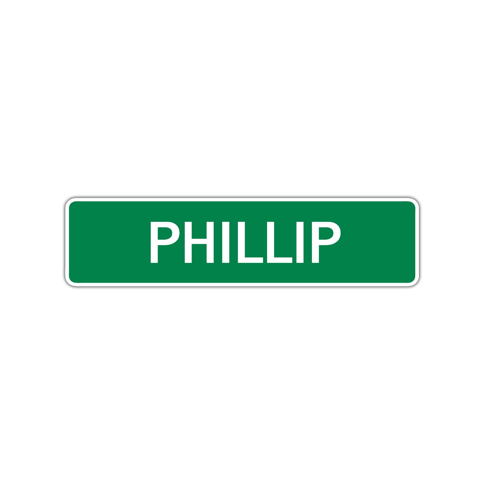 Phillip Street Sign Children Name Room Plate