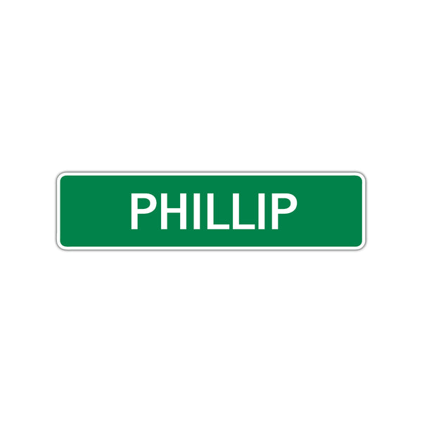 Phillip Street Sign Children Name Room Plate - Sign Fever