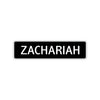 Zachariah Street Sign Children Name Room Plate