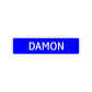 Damon Street Sign Children Name Room Plate