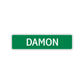 Damon Street Sign Children Name Room Plate