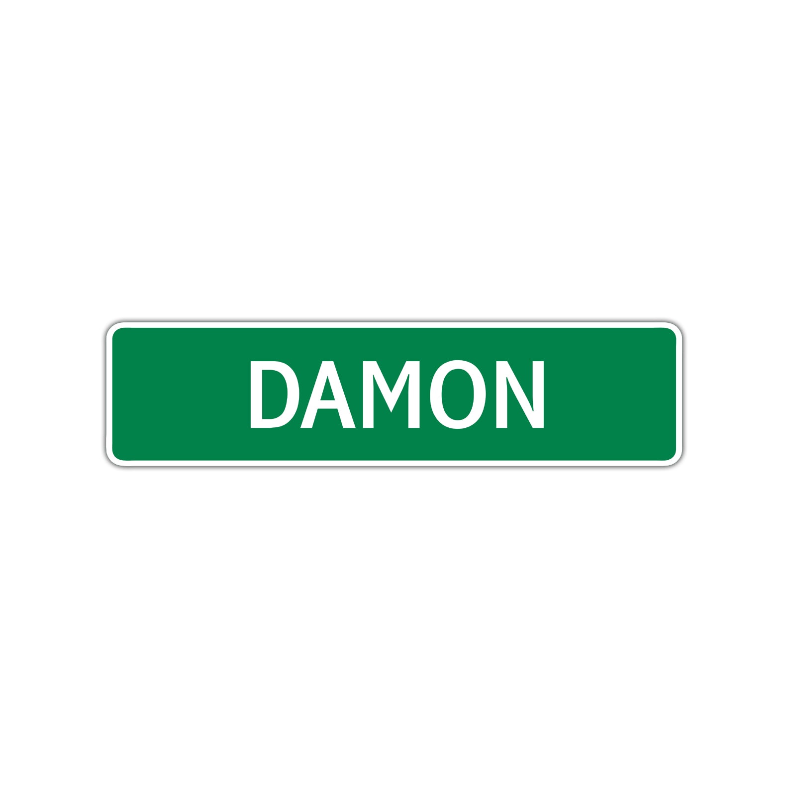 Damon Street Sign Children Name Room Plate