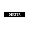 Dexter Street Sign Children Name Room Plate