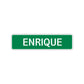 Enrique Street Sign Children Name Room Plate