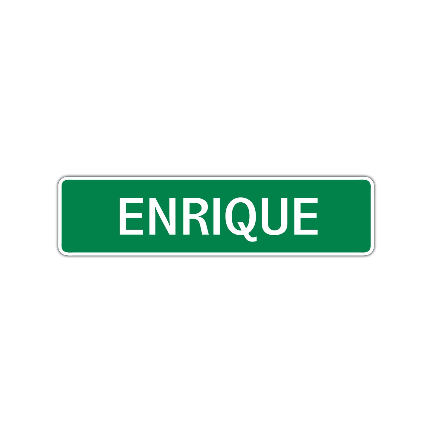 Enrique Street Sign Children Name Room Plate