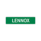 Lennox Street Sign Children Name Room Plate