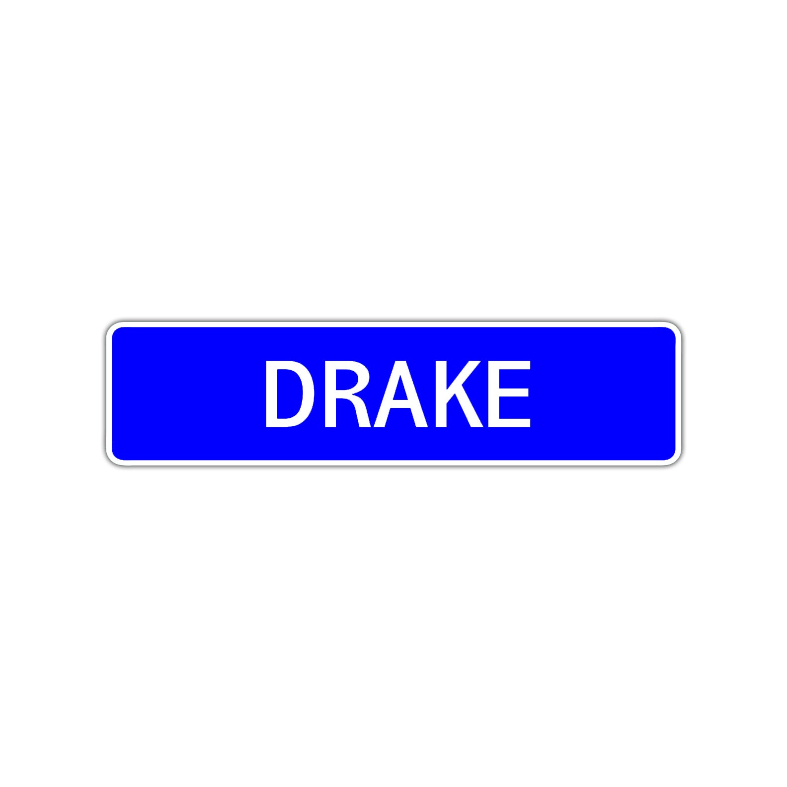Drake Street Sign Children Name Room Plate
