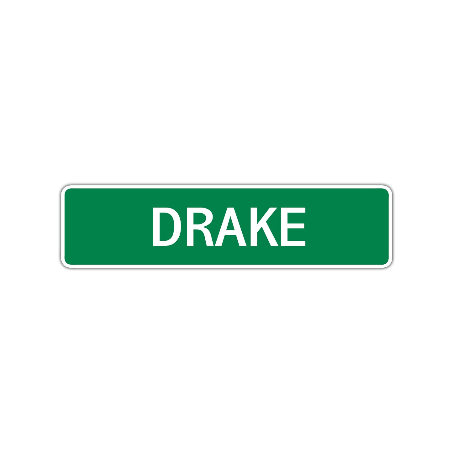 Drake Street Sign Children Name Room Plate