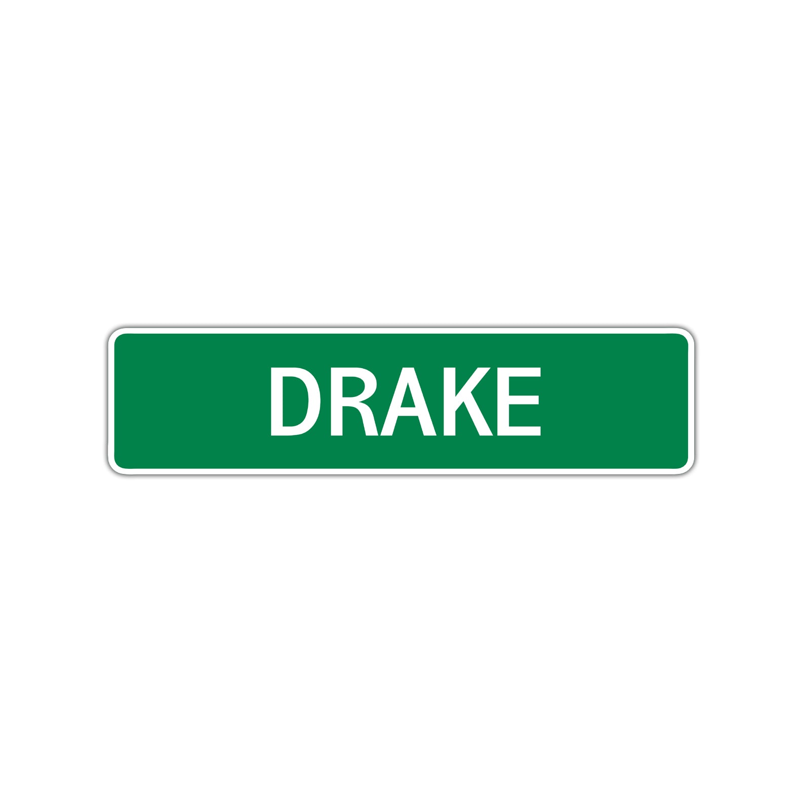 Drake Street Sign Children Name Room Plate
