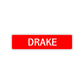 Drake Street Sign Children Name Room Plate