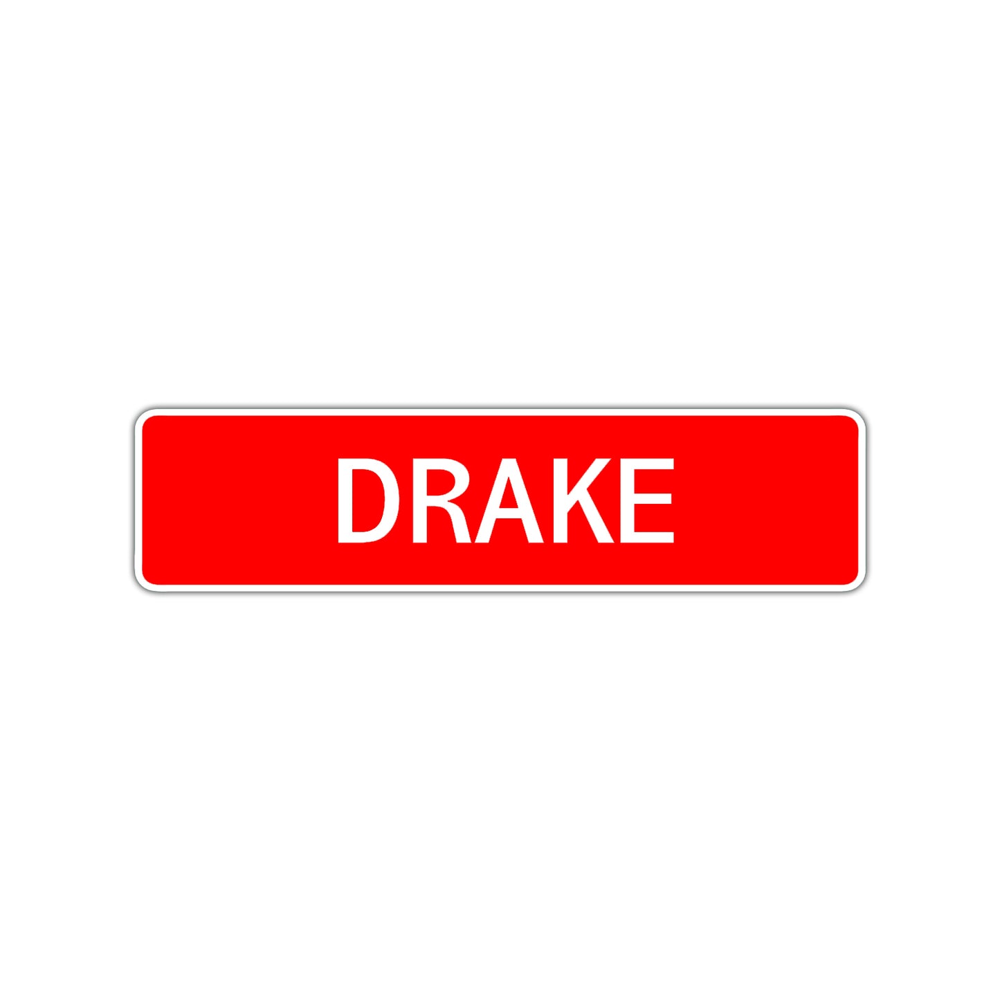 Drake Street Sign Children Name Room Plate