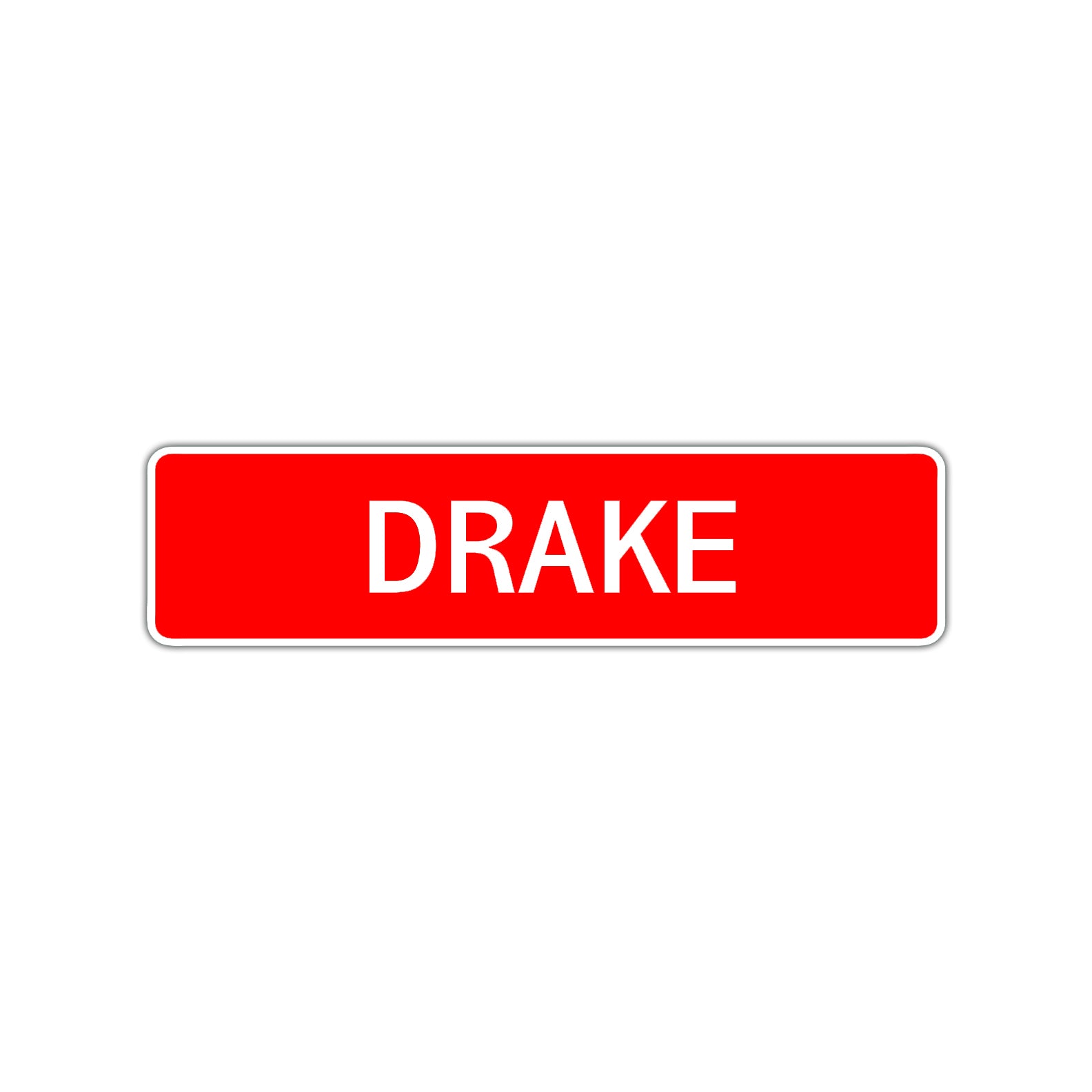 Drake Street Sign Children Name Room Plate