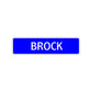 Brock Street Sign Children Name Room Plate
