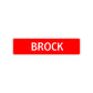 Brock Street Sign Children Name Room Plate