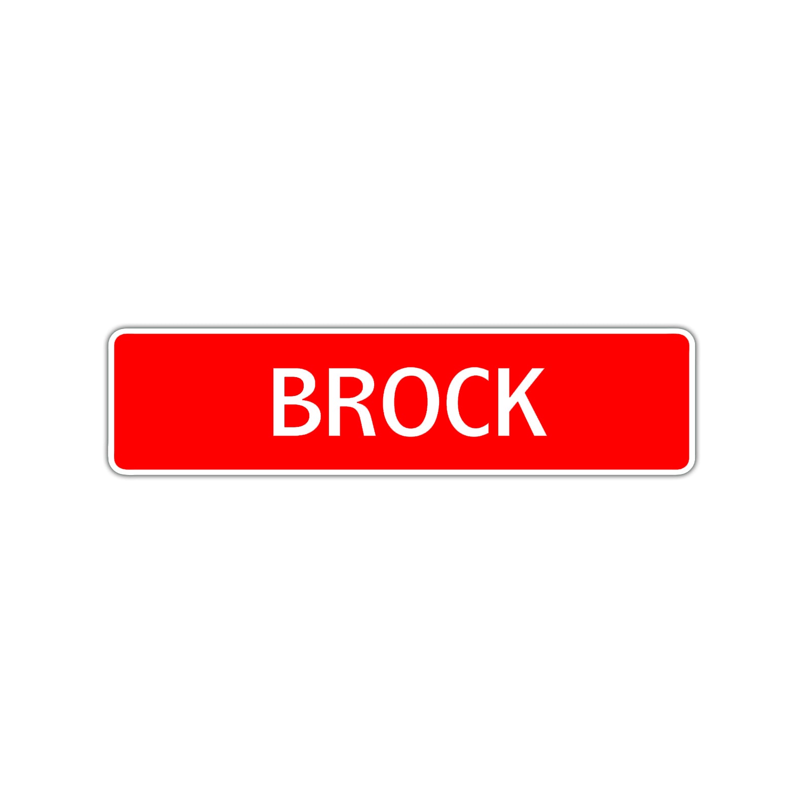 Brock Street Sign Children Name Room Plate