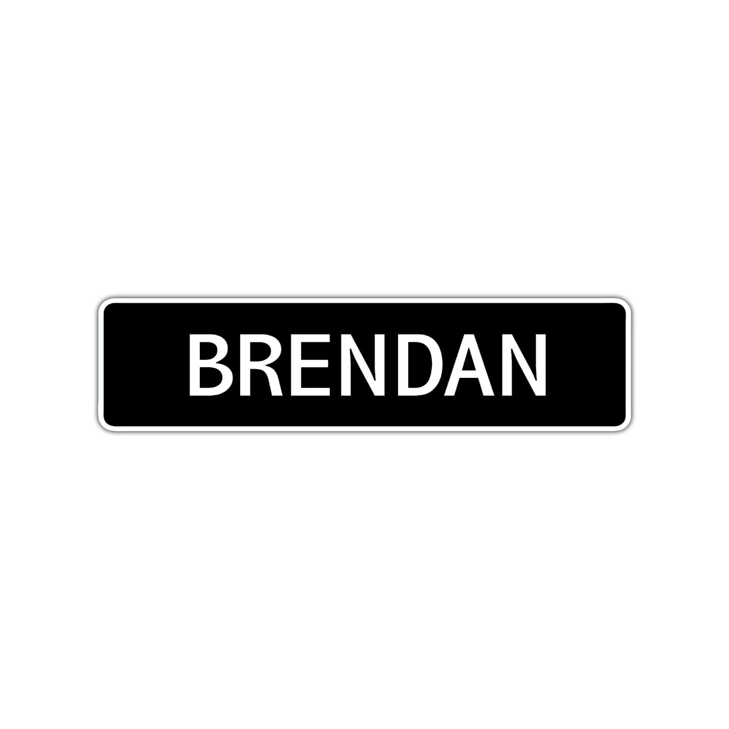 Brendan Street Sign Children Name Room Plate