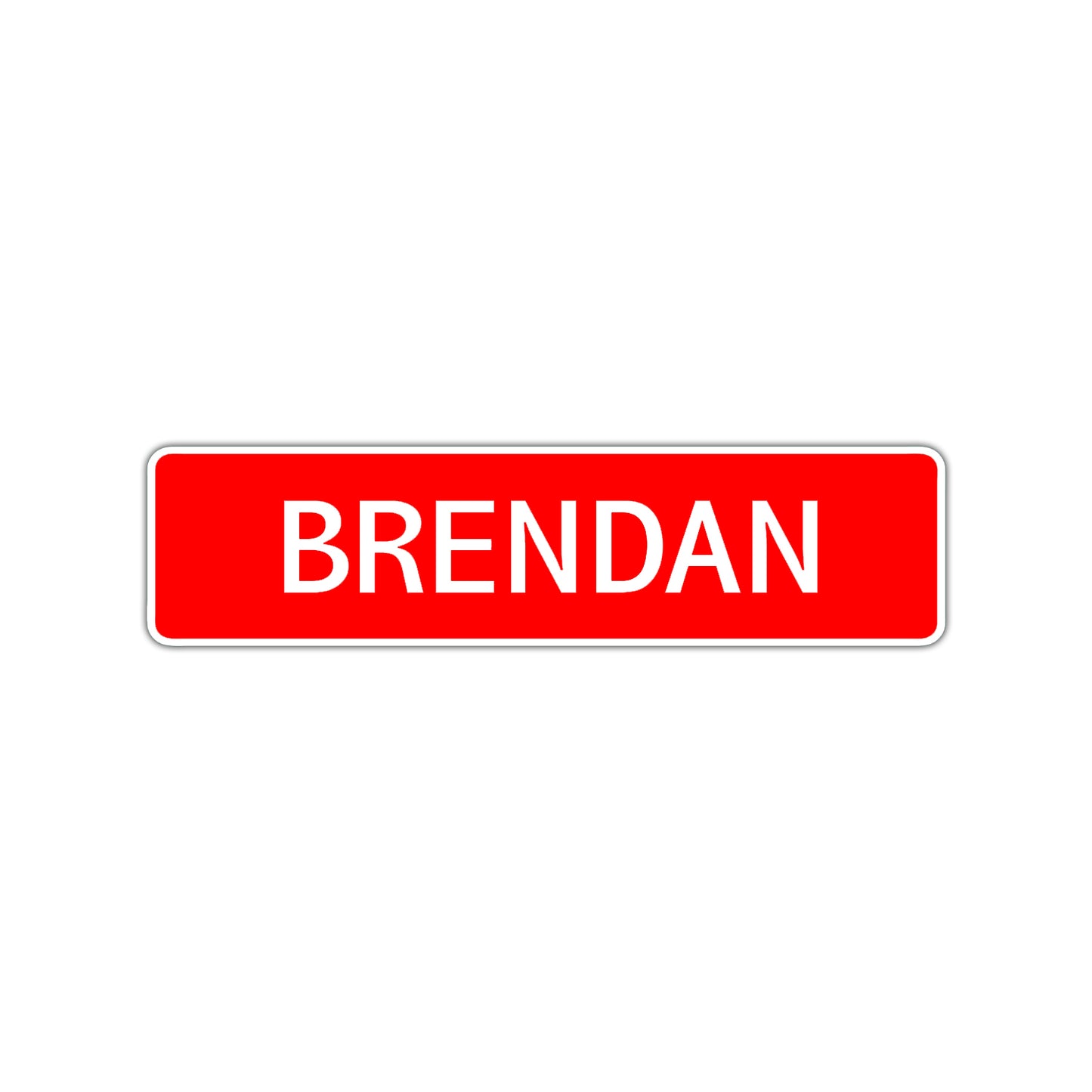 Brendan Street Sign Children Name Room Plate