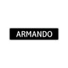 Armando Street Sign Children Name Room Plate