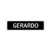 Gerardo Street Sign Children Name Room Plate