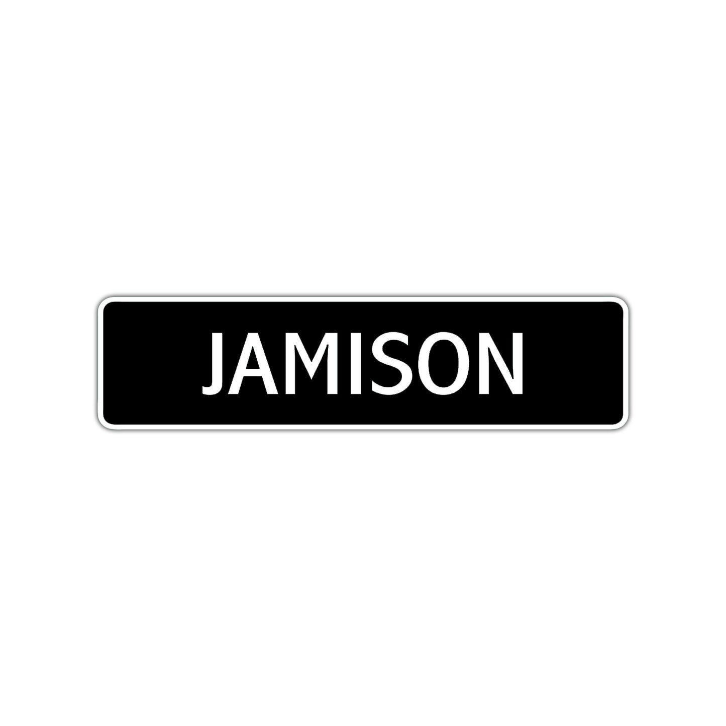 Jamison Street Sign Children Name Room Plate