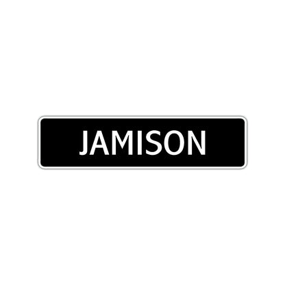 Jamison Street Sign Children Name Room Plate