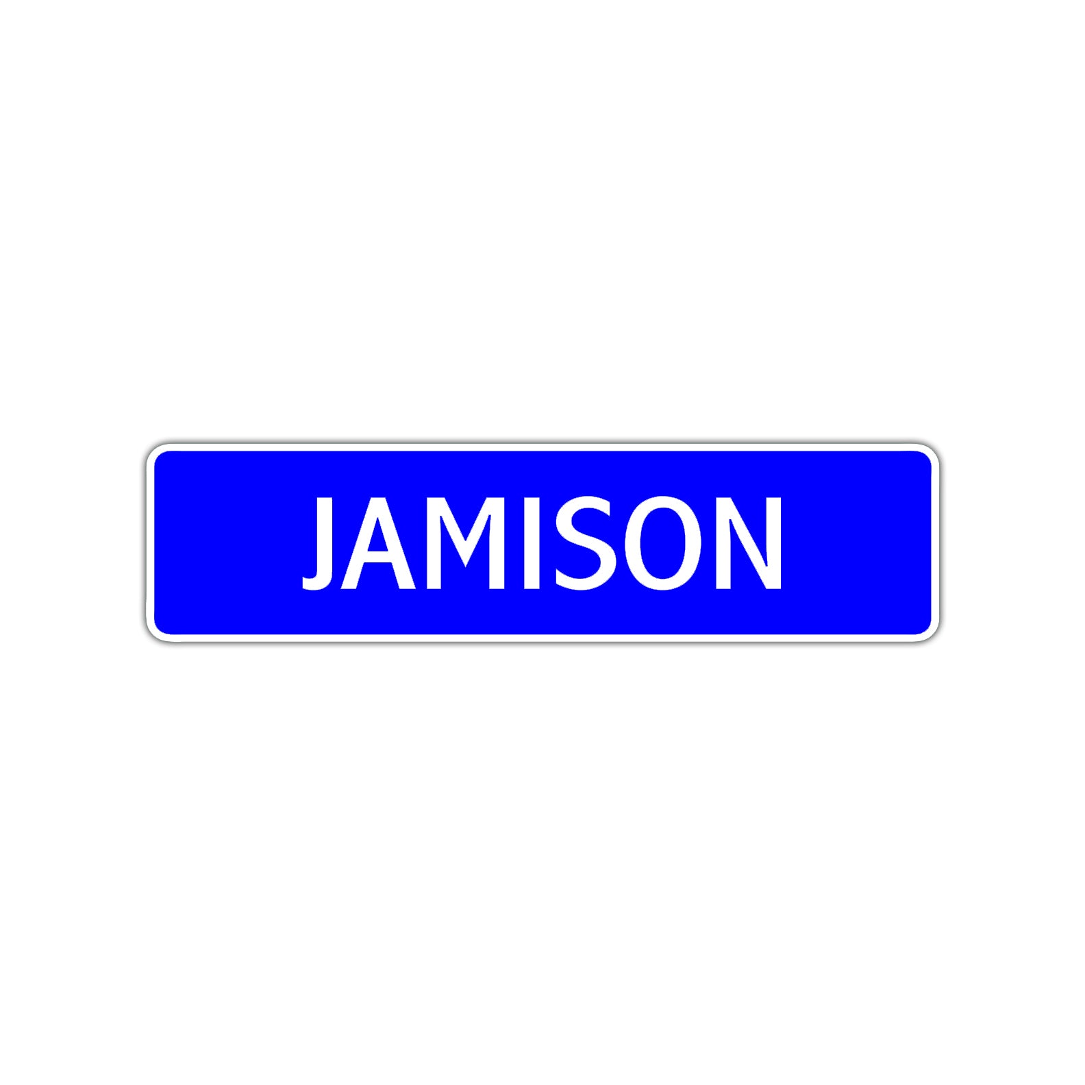 Jamison Street Sign Children Name Room Plate