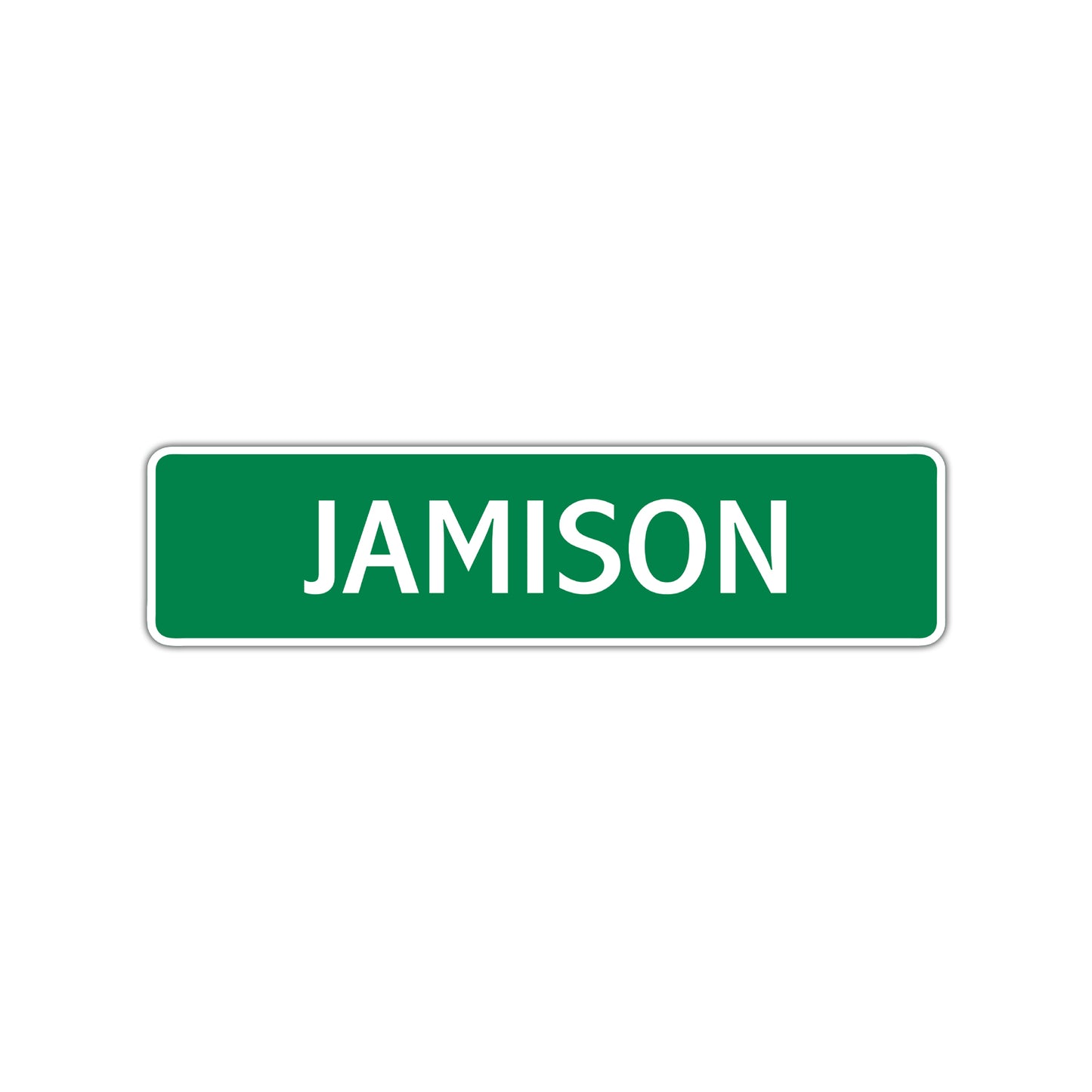 Jamison Street Sign Children Name Room Plate