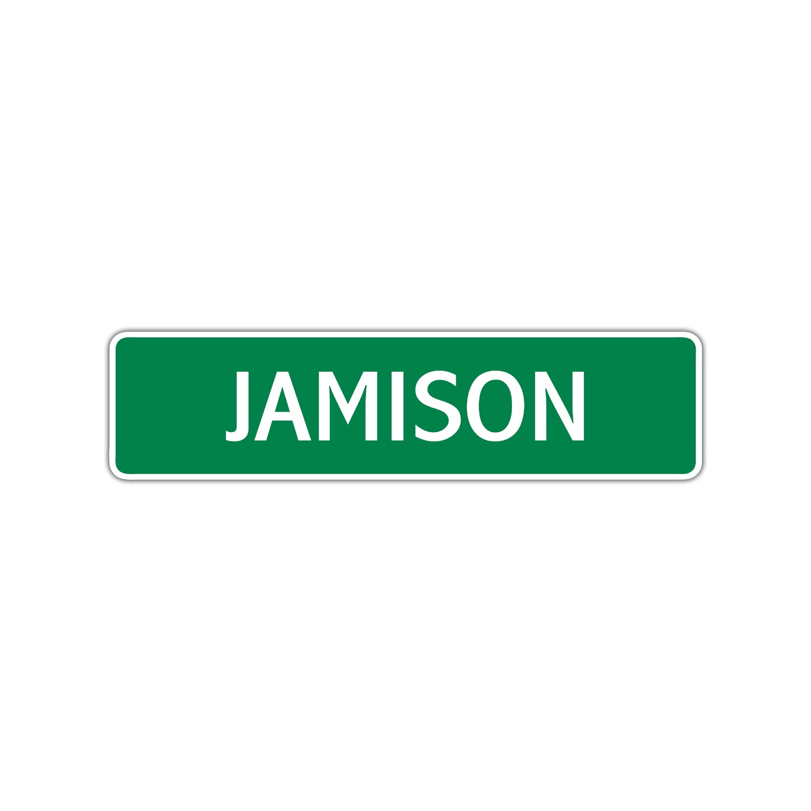 Jamison Street Sign Children Name Room Plate