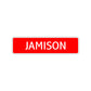 Jamison Street Sign Children Name Room Plate