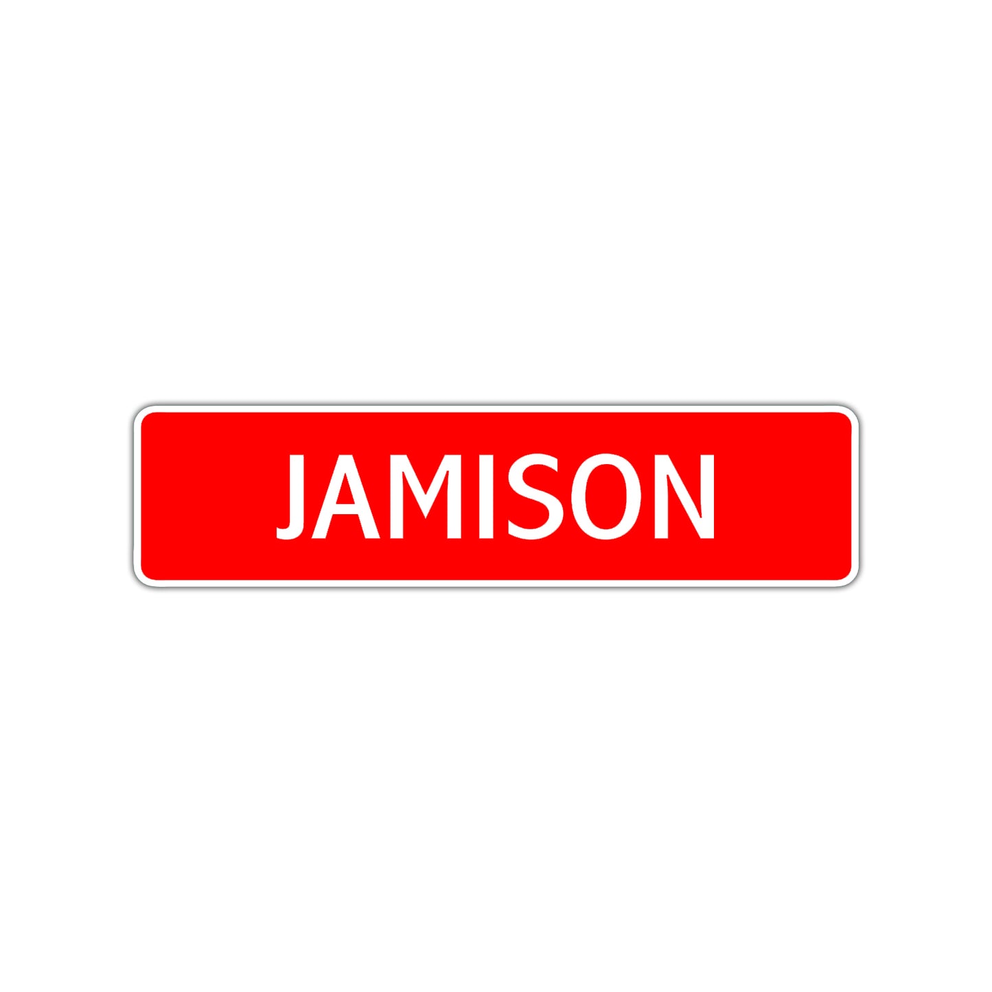 Jamison Street Sign Children Name Room Plate