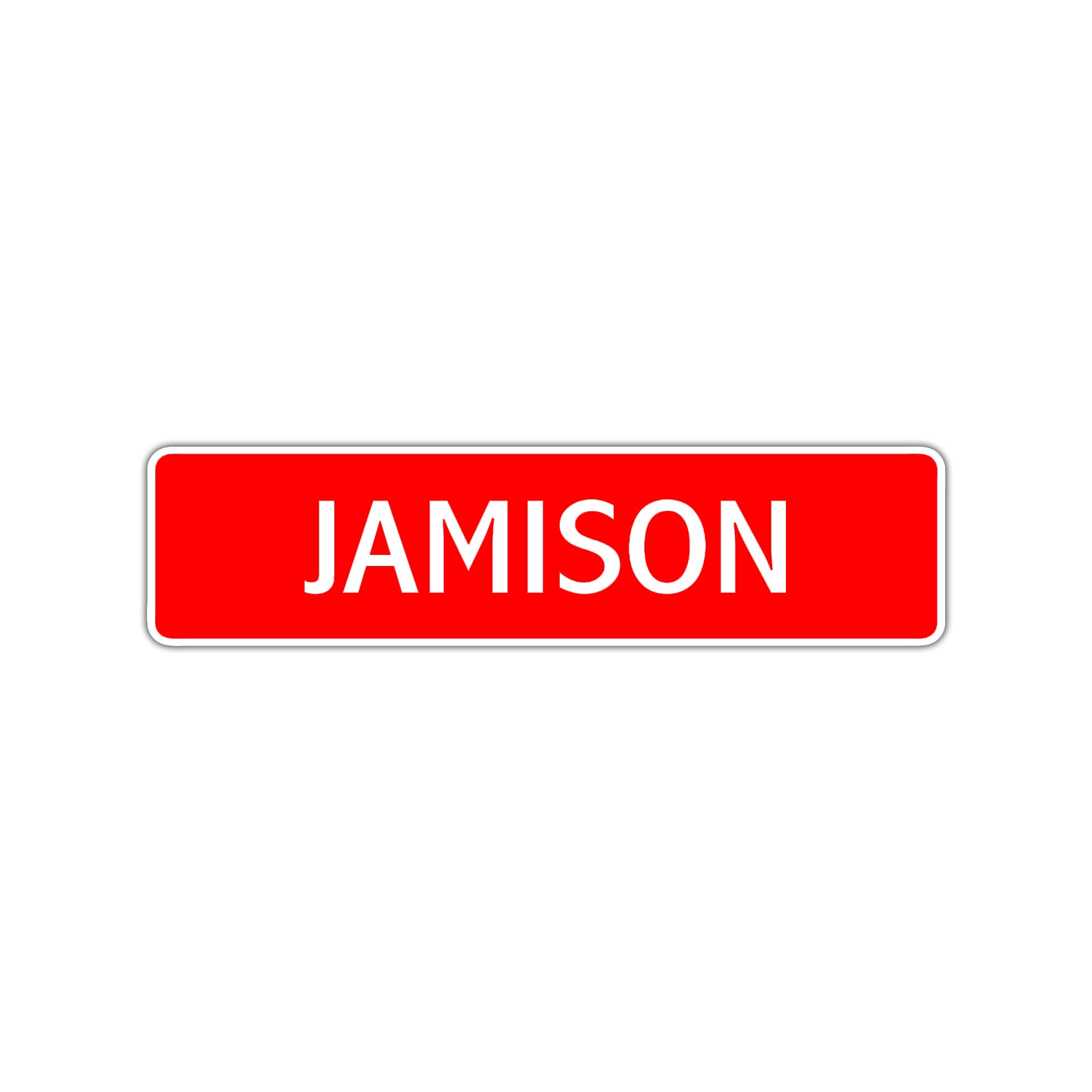 Jamison Street Sign Children Name Room Plate