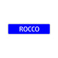 Rocco Street Sign Children Name Room Plate