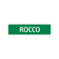 Rocco Street Sign Children Name Room Plate