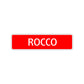 Rocco Street Sign Children Name Room Plate
