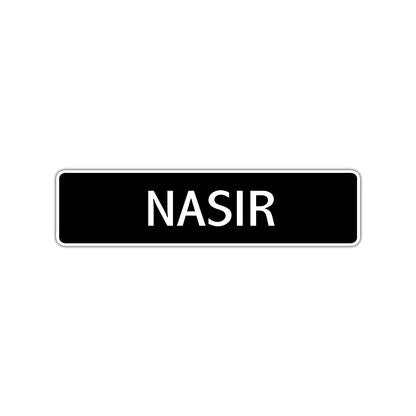 Nasir Street Sign Children Name Room Plate