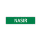 Nasir Street Sign Children Name Room Plate