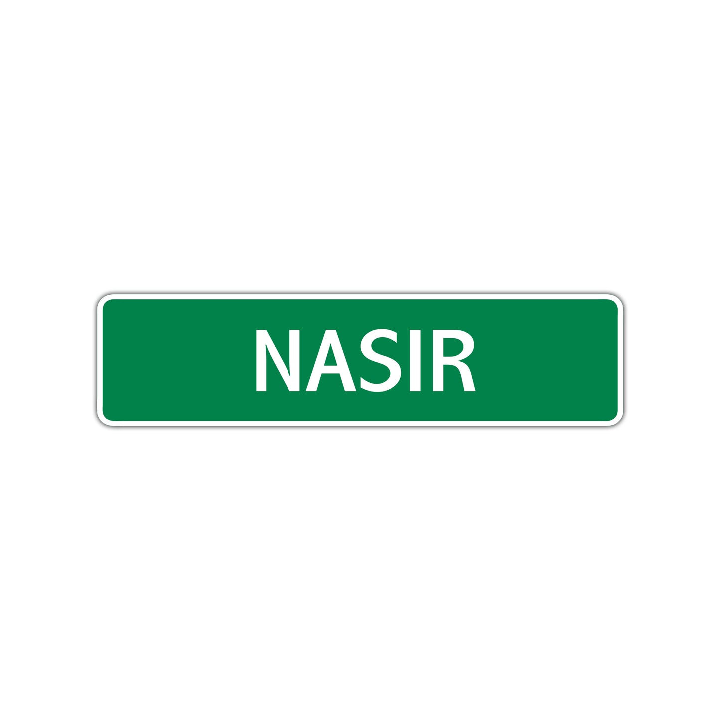 Nasir Street Sign Children Name Room Plate