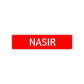 Nasir Street Sign Children Name Room Plate