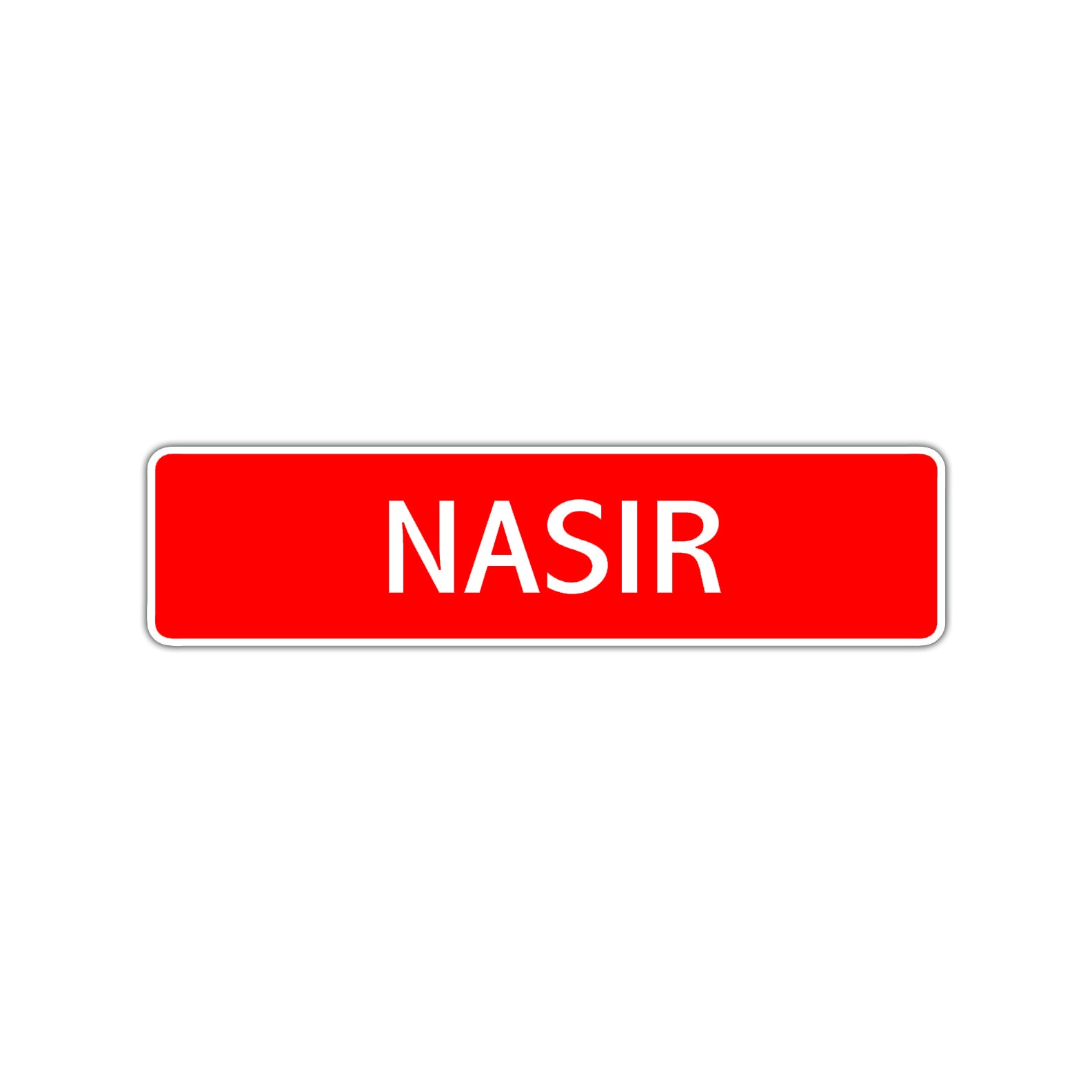 Nasir Street Sign Children Name Room Plate
