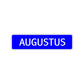 Augustus Street Sign Children Name Room Plate