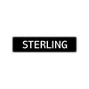 Sterling Street Sign Children Name Room Plate